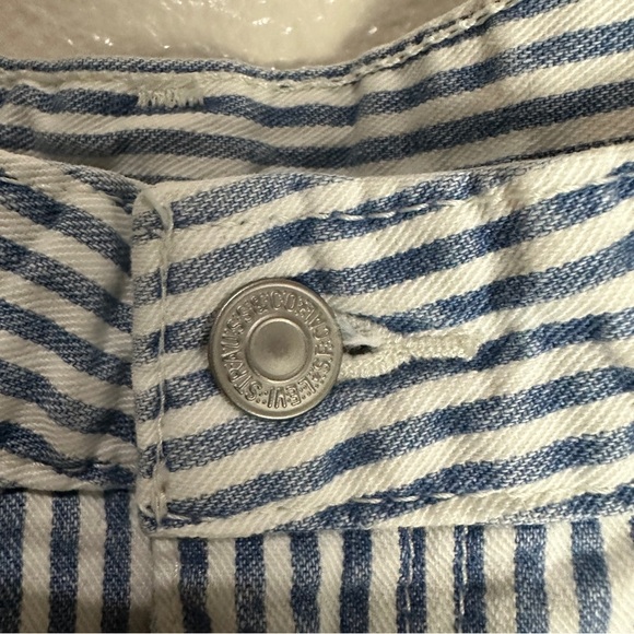 Levis Denim Striped Vintage Pants Size 34X29 - Picture 5 of 14